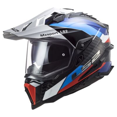 LS2 MX701 EXPLORER-06 CARBON FRONTIER adventure helma černá/modrá vel.3XL